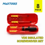 باکس کلید کے ساتھ 8pc VDE سکریو ڈرایور سیٹ